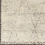 Gray Hand-Knotted Wool Table Runner
