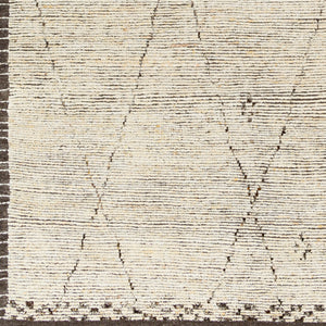   Gray Hand-Knotted Wool Table Runner | Oroa.com