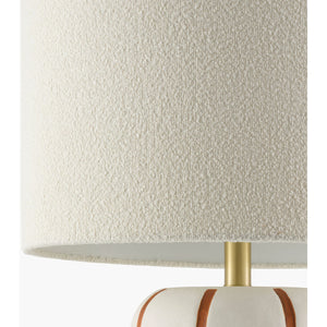   Modern European furniture - Line Painted Ceramic Table Lamp - www.oroa.com | Oroa.com