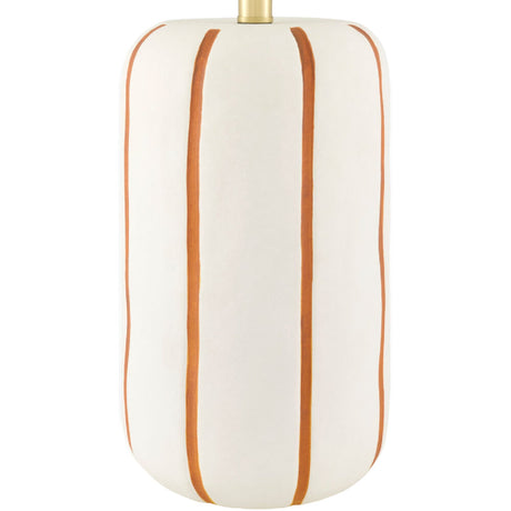 Modern European furniture - Line Painted Ceramic Table Lamp - www.oroa.com