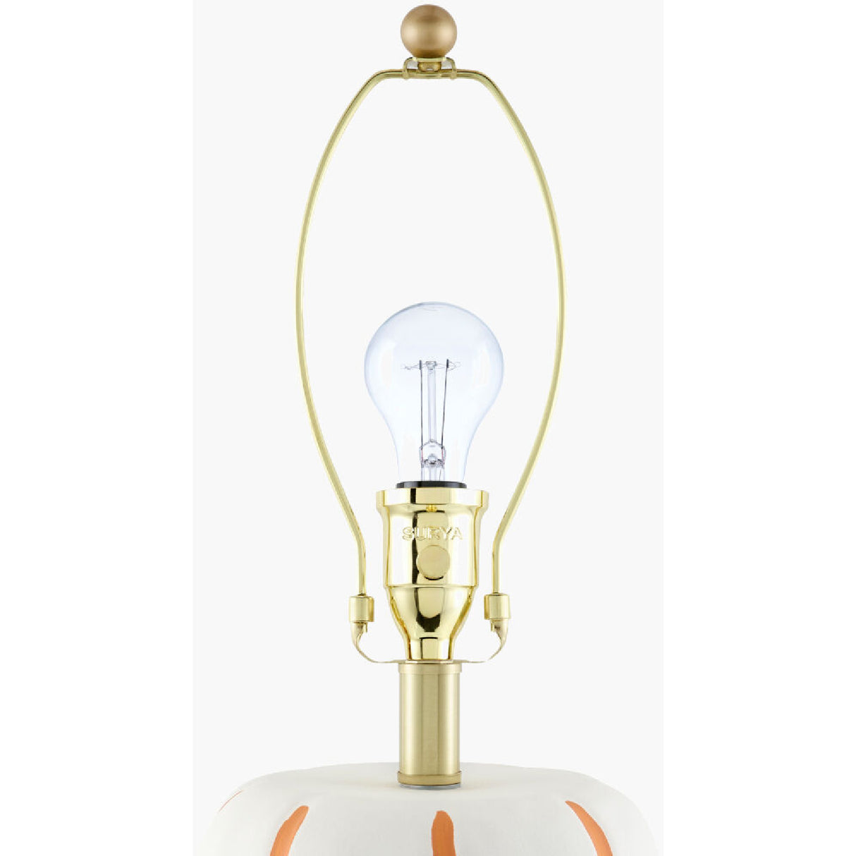   Modern European furniture - Scalloped White Linen Table Lamp - www.oroa.com | Oroa.com