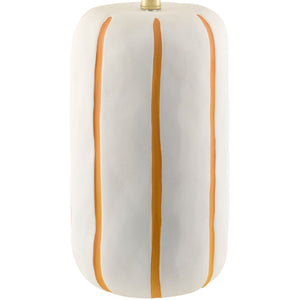   Modern European furniture - Scalloped White Linen Table Lamp - www.oroa.com | Oroa.com