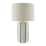 Modern European furniture - Line Painted Ceramic Table Lamp - www.oroa.com