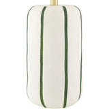 Modern European furniture - Line Painted Ceramic Table Lamp - www.oroa.com