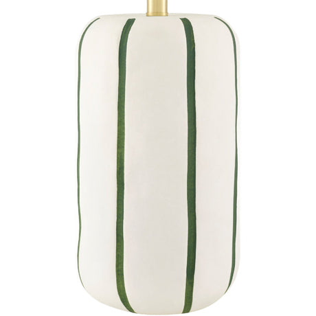 Modern European furniture - Line Painted Ceramic Table Lamp - www.oroa.com