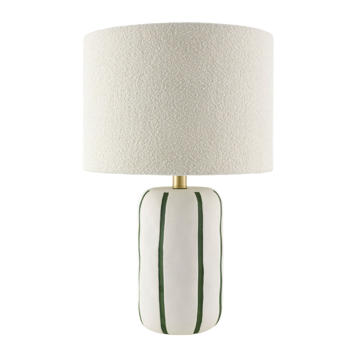   Modern European furniture - Lined Ceramic Linen Table Lamp - www.oroa.com | Oroa.com