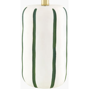   Modern European furniture - Ceramic Scalloped Linen Table Lamp - www.oroa.com | Oroa.com
