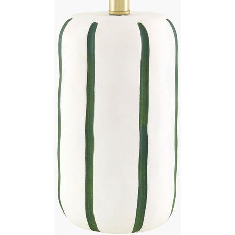 Modern European furniture - Ceramic Scalloped Linen Table Lamp - www.oroa.com