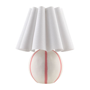   Modern European furniture - Lined Round Ceramic Table Lamp - www.oroa.com | Oroa.com