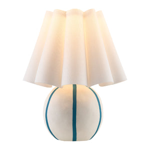   Modern European furniture - Lined Round Ceramic Table Lamp - www.oroa.com | Oroa.com