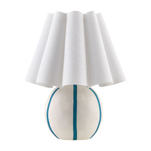   Modern European furniture - Lined Round Ceramic Table Lamp - www.oroa.com | Oroa.com