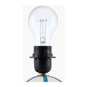   Modern European furniture - Lined Round Ceramic Table Lamp - www.oroa.com | Oroa.com
