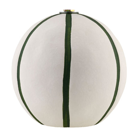 Modern European furniture - Lined Round Ceramic Table Lamp - www.oroa.com