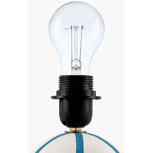   Modern European furniture - Round Lined Ceramic Table Lamp - www.oroa.com | Oroa.com