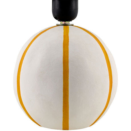 Modern European furniture - Round Lined Ceramic Table Lamp - www.oroa.com