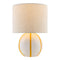 Modern European furniture - Round Lined Ceramic Table Lamp - www.oroa.com
