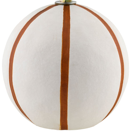 Modern European furniture - Round Lined Ceramic Table Lamp - www.oroa.com