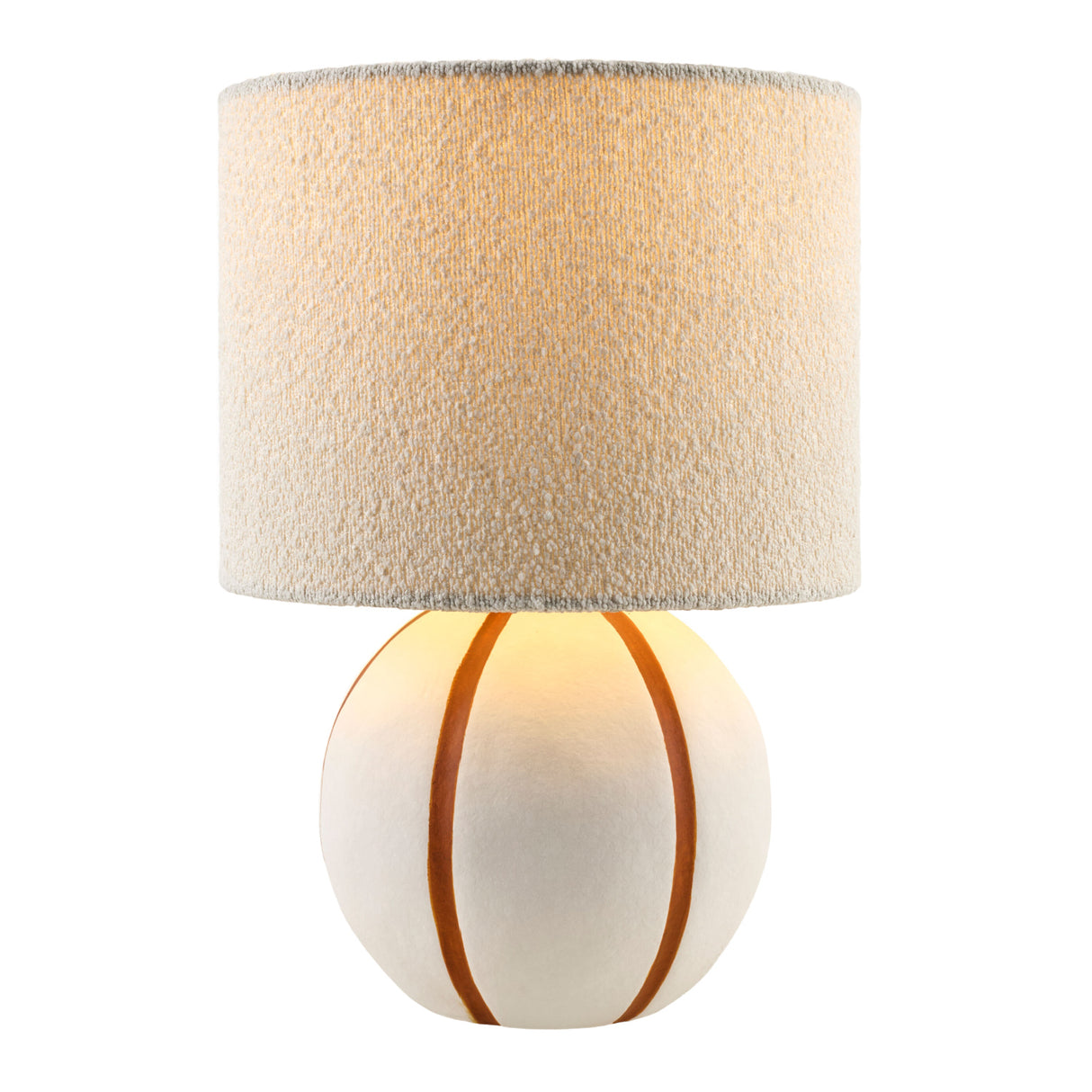   Modern European furniture - Round Lined Ceramic Table Lamp - www.oroa.com | Oroa.com