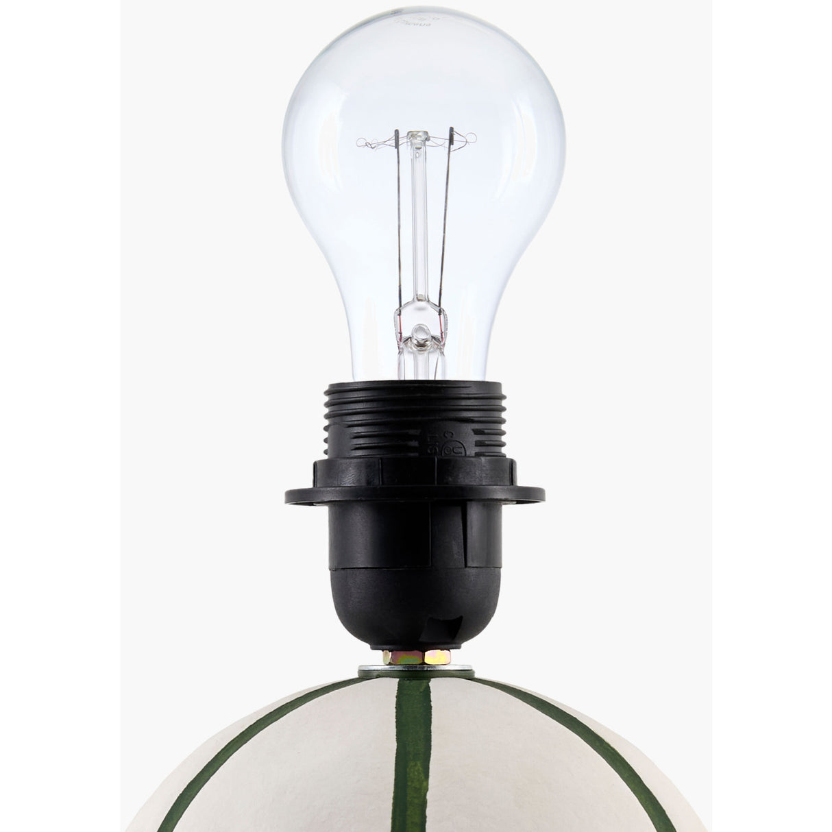   Modern European furniture - Round Lined Ceramic Table Lamp - www.oroa.com | Oroa.com