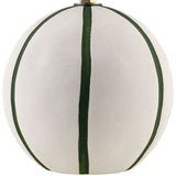 Modern European furniture - Round Lined Ceramic Table Lamp - www.oroa.com