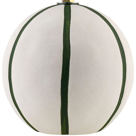 Modern European furniture - Round Lined Ceramic Table Lamp - www.oroa.com