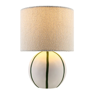   Modern European furniture - Round Lined Ceramic Table Lamp - www.oroa.com | Oroa.com