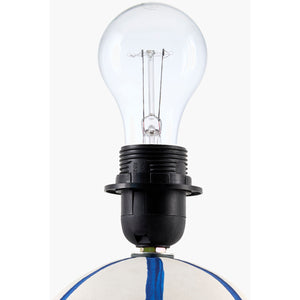   Modern European furniture - Round Lined Ceramic Table Lamp - www.oroa.com | Oroa.com