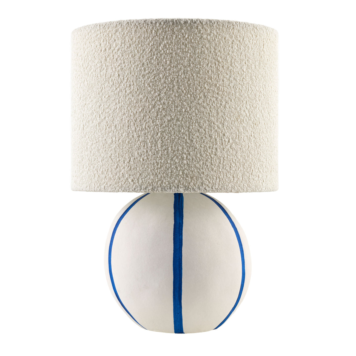   Modern European furniture - Round Lined Ceramic Table Lamp - www.oroa.com | Oroa.com
