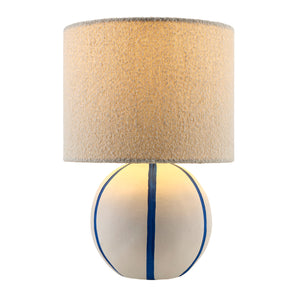   Modern European furniture - Round Lined Ceramic Table Lamp - www.oroa.com | Oroa.com