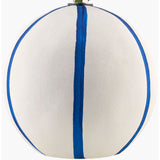 Modern European furniture - Round Lined Ceramic Table Lamp - www.oroa.com