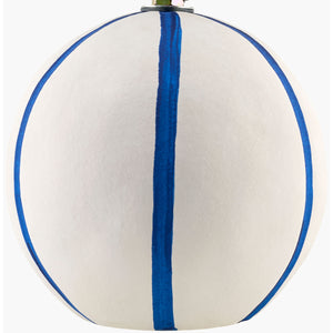   Modern European furniture - Round Lined Ceramic Table Lamp - www.oroa.com | Oroa.com