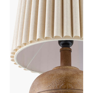   Modern European furniture - Fluted Linen Table Lamp Set (2) - www.oroa.com | Oroa.com