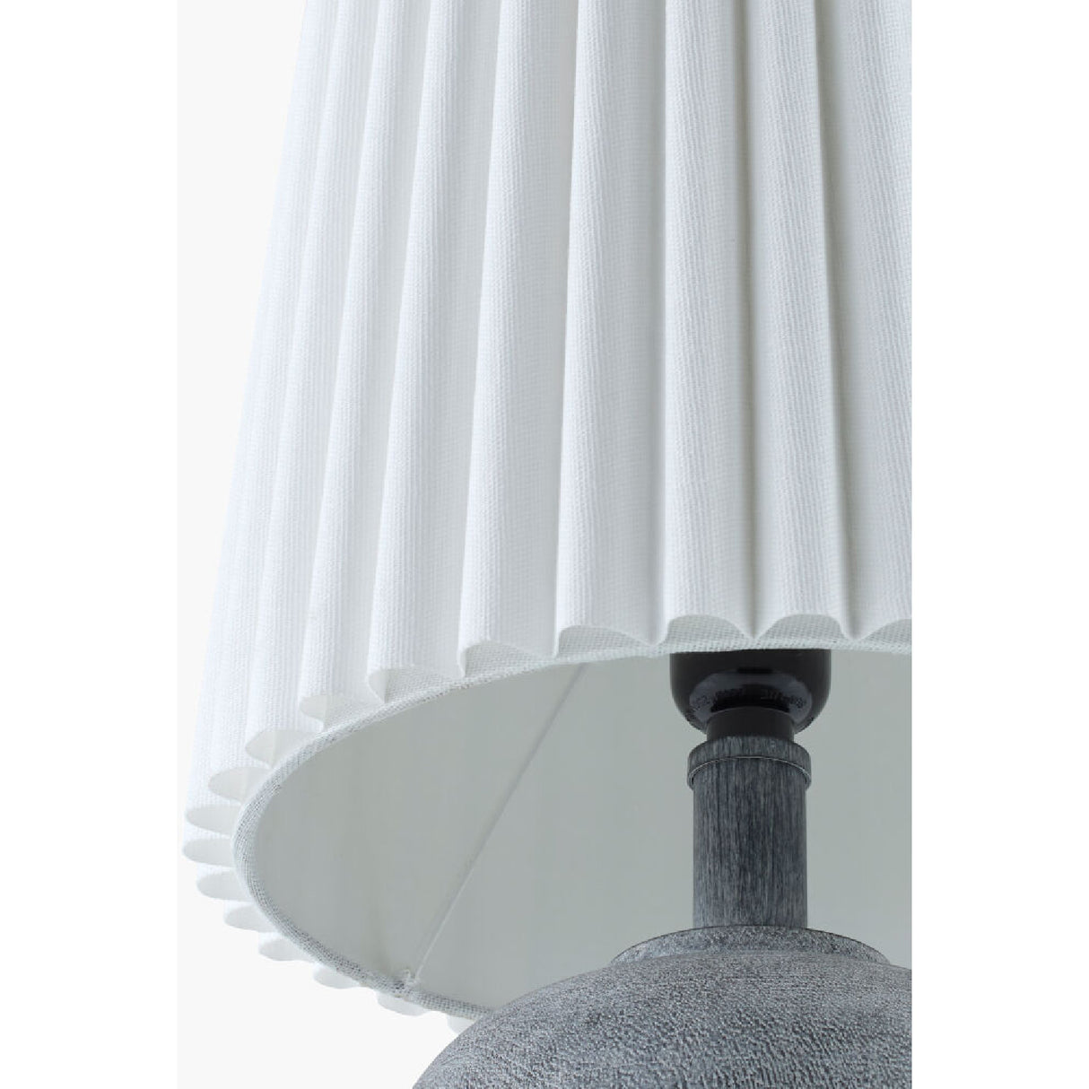   Modern European furniture - Fluted Linen Table Lamp Set (2) - www.oroa.com | Oroa.com