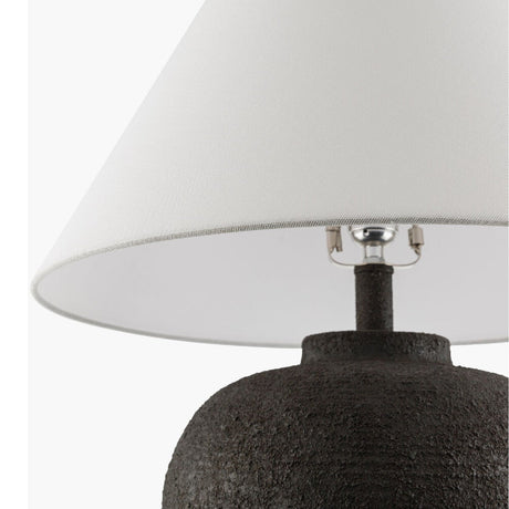 Modern European furniture - Empire Linen Shade Table Lamp - www.oroa.com