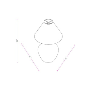   Empire Linen Shade Table Lamp | Oroa.com