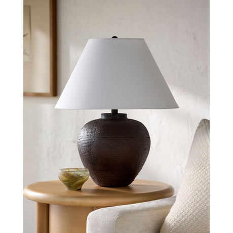 Modern European furniture - Empire Linen Shade Table Lamp - www.oroa.com