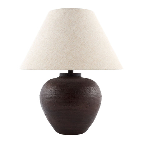 Modern European furniture - Empire Linen Shade Table Lamp - www.oroa.com