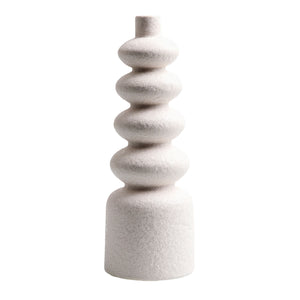  Modern European furniture - White Ceramic Layered Vase - www.oroa.com | Oroa.com