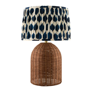   Blue Patterned Fabric Table Lamp | Oroa.com