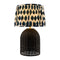Modern European furniture - Blue Patterned Fabric Table Lamp - www.oroa.com