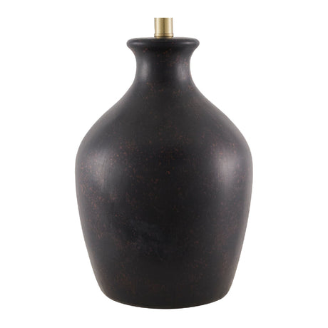 Modern European furniture - Linen Drum Shade Table Lamp - www.oroa.com