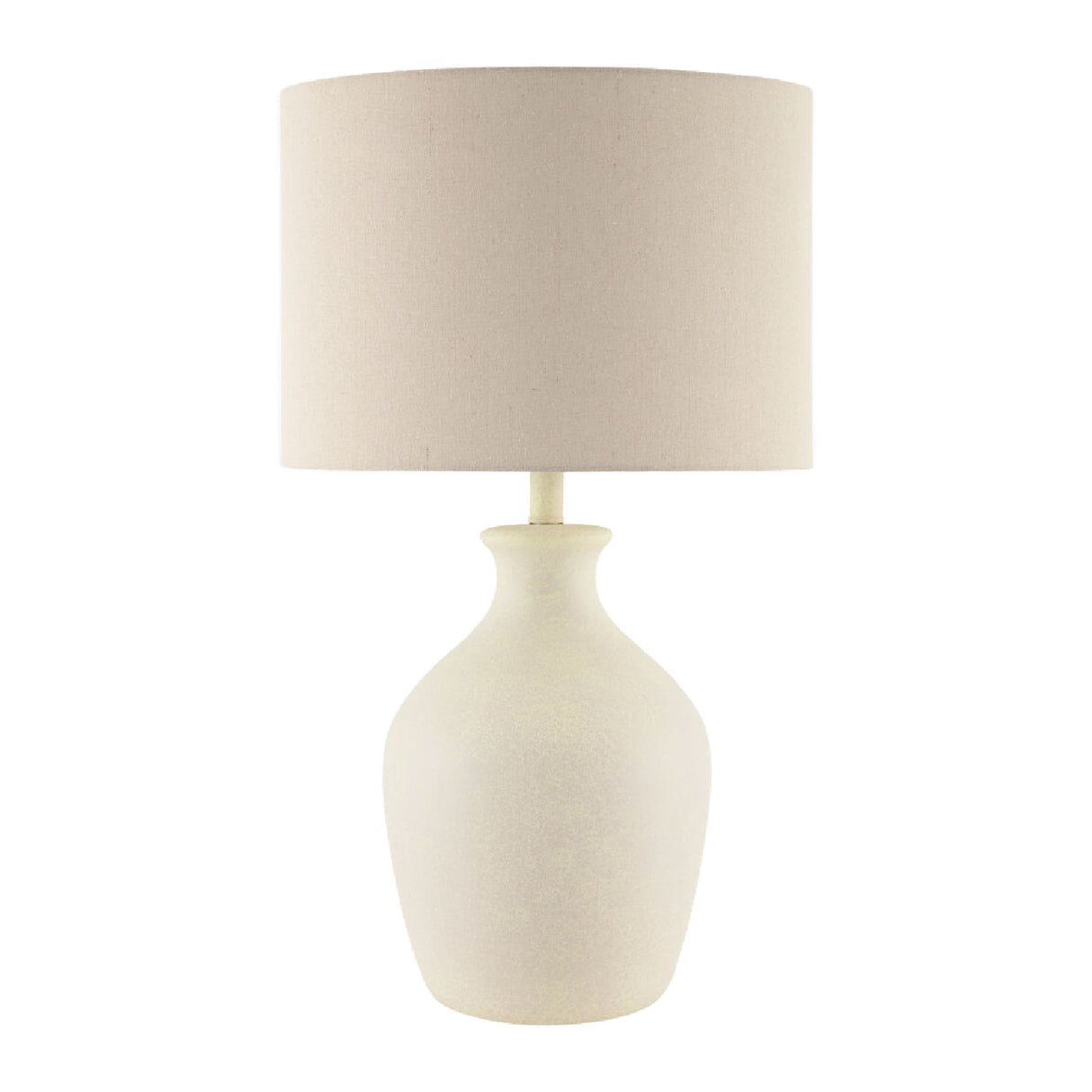   Linen Drum Shade Table Lamp | Oroa.com
