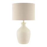 Modern European furniture - Linen Drum Shade Table Lamp - www.oroa.com