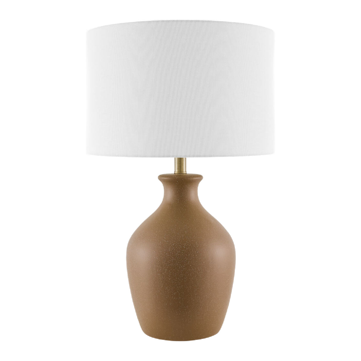   Linen Drum Shade Table Lamp | Oroa.com