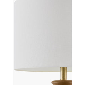   Linen Drum Shade Table Lamp | Oroa.com
