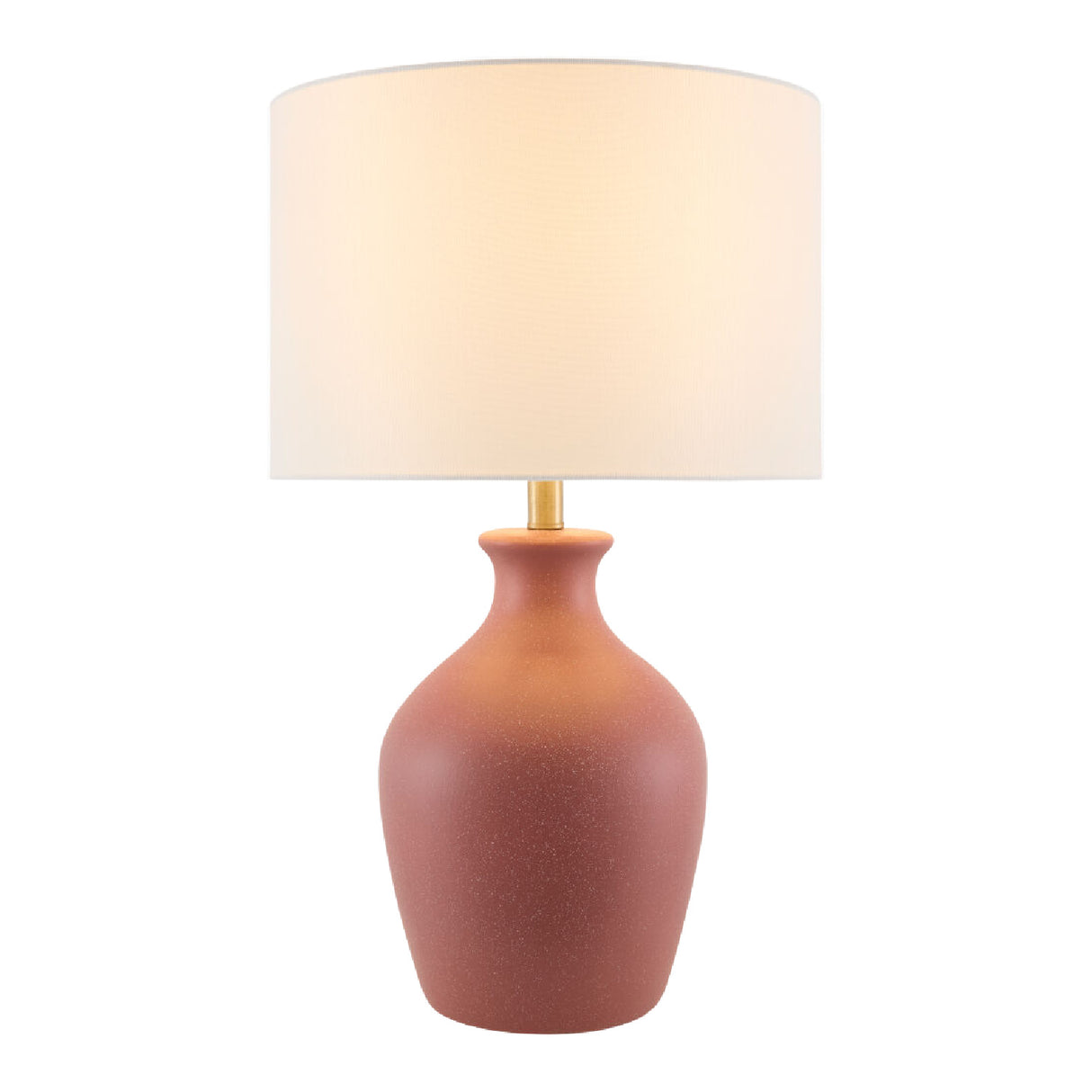   Linen Drum Shade Table Lamp | Oroa.com