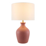 Modern European furniture - Linen Drum Shade Table Lamp - www.oroa.com