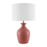 Modern European furniture - Linen Drum Shade Table Lamp - www.oroa.com