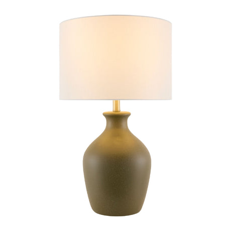 Modern European furniture - Linen Drum Shade Table Lamp - www.oroa.com