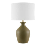 Modern European furniture - Linen Drum Shade Table Lamp - www.oroa.com